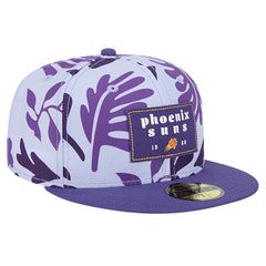Phoenix Suns Palm Fronds 2-Tone 59FIFTY Fitted Hat Purple - NBA