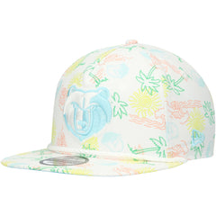 Memphis Grizzlies Palm Trees and Waves Golfer Adjustable Hat White - NBA