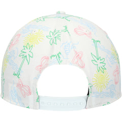 Miami Heat Palm Trees and Waves Golfer Adjustable Hat White - NBA