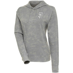 San Francisco Giants Antigua Women's Brushed Metallic Respite Pullover Hoodie - MLB