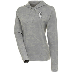 Chicago White Sox Antigua Women's Brushed Metallic Respite Pullover Hoodie - MLB