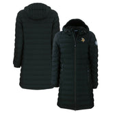 Minnesota Vikings Cutter & Buck Women's Mission Ridge Repreve Eco Insulated Long Full-Zip Puffer Jacket Black | NFL