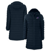 Buffalo Bills Cutter & Buck Women's Mission Ridge Repreve Eco Insulated Long Full-Zip Puffer Jacket Navy | NFL