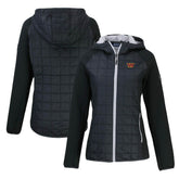 Washington Commanders Cutter & Buck Women's Rainier Primaloft Eco Full-Zip Hybrid Jacket Black | NFL