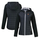 Cincinnati Bengals Cutter & Buck Women's Rainier Primaloft Eco Full-Zip Hybrid Jacket Black | NFL