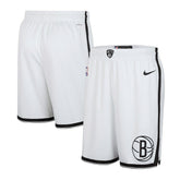 Brooklyn Nets 2024/25 Association Edition Swingman Shorts White - NBA