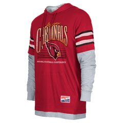 Arizona Cardinals New Era Twofer Long Sleeve Hooded T-Shirt Cardinal | NFL