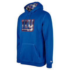 New York Giants New Era 3rd Down Plaid Pullover Hoodie Royal | NFL