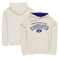 Dallas Cowboys New Era Historic 3rd Down Pullover Hoodie Cream | NFL