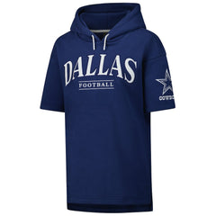 Dallas Cowboys Unisex Elements Ready Short Sleeve Pullover Hoodie Navy | Fanatics