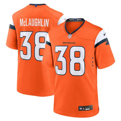 Jaleel McLaughlin Denver Broncos Team Game Jersey Orange | Nike for Sale