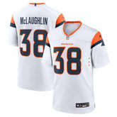 Jaleel McLaughlin Denver Broncos Game Jersey White | Nike for Sale