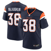 Jaleel McLaughlin Denver Broncos Alternate Game Jersey Navy | Nike for Sale