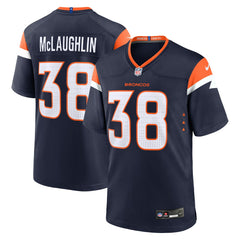 Jaleel McLaughlin Denver Broncos Alternate Game Jersey Navy | Nike for Sale