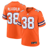 Jaleel McLaughlin Denver Broncos Mile High Collection 1977 Throwback Player Game Jersey Orange | Nike for Sale