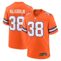 Jaleel McLaughlin Denver Broncos Mile High Collection 1977 Throwback Player Game Jersey Orange | Nike for Sale