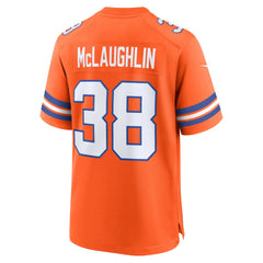 Jaleel McLaughlin Denver Broncos Mile High Collection 1977 Throwback Player Game Jersey Orange | Nike for Sale