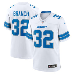 Brian Branch Detroit Lions White Game Jersey White | Nike for Sale