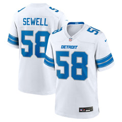 Penei Sewell Detroit Lions Game Jersey White | Nike for Sale