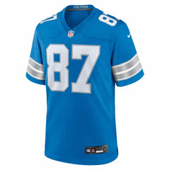 Sam LaPorta Detroit Lions Game Jersey Blue | Nike for Sale