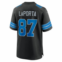Sam LaPorta Detroit Lions 2nd Alternate Game Jersey Black | Nike for Sale