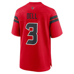 Tank Dell Houston Texans Alternate Game Jersey Red | Nike for Sale
