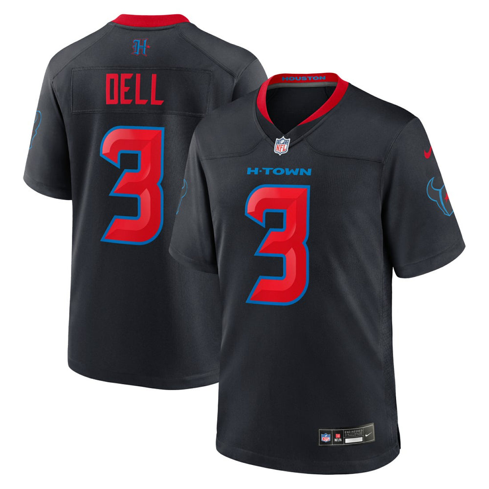Tank Dell Houston Texans 2nd Alternate Game Jersey Navy | Nike for Sale