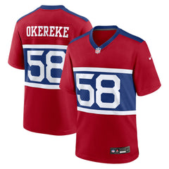 Bobby Okereke New York Giants Alternate Player Game Jersey Century Red | Nike for Sale