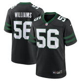 Quincy Williams New York Jets Alternate Game Jersey Legacy Black | Nike for Sale