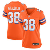 Jaleel McLaughlin Denver Broncos Women's Mile High Collection 1977 Throwback Player Game Jersey Orange | Nike for Sale