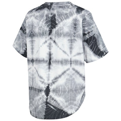 Los Angeles Lakers G-III 4Her by Carl Banks Women's Tournament Raglan Oversized Tie-Dye V-Neck T-Shirt Black - NBA