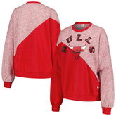 Chicago Bulls G-III 4Her by Carl Banks Women's Benches Split Pullover Sweatshirt Red - NBA