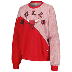 Chicago Bulls G-III 4Her by Carl Banks Women's Benches Split Pullover Sweatshirt Red - NBA
