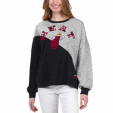 Miami Heat G-III 4Her by Carl Banks Women's Benches Split Pullover Sweatshirt Black - NBA