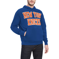 New York Knicks Tommy Jeans Greyson Pullover Hoodie Blue - NBA