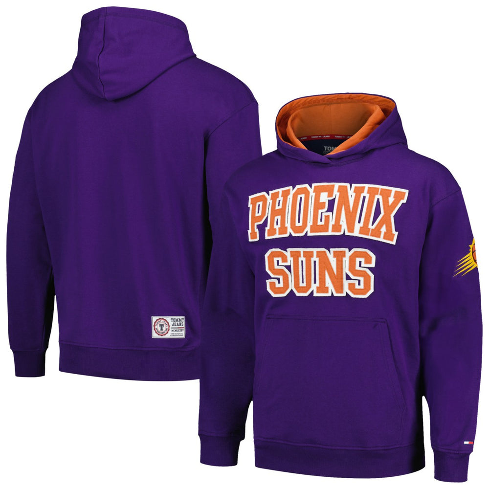 Phoenix Suns Tommy Jeans Greyson Pullover Hoodie Purple - NBA