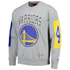 Golden State Warriors Tommy Jeans Hayes Crew Neck Pullover Sweatshirt Heather Gray - NBA