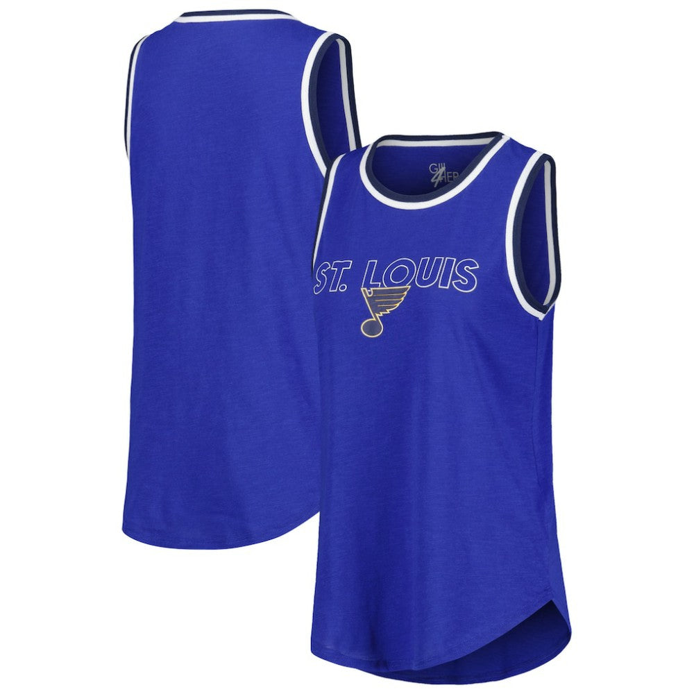 St. Louis Blues G-III 4Her by Carl Banks Women's Strategy Tank Top - Blue - NHL