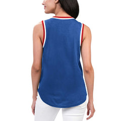 New York Rangers G-III 4Her by Carl Banks Women's Strategy Tank Top - Blue - NHL
