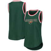 Minnesota Wild G-III 4Her by Carl Banks Women's Strategy Tank Top - Green - NHL