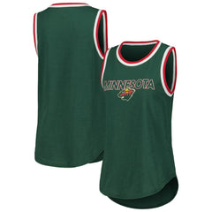 Minnesota Wild G-III 4Her by Carl Banks Women's Strategy Tank Top - Green - NHL
