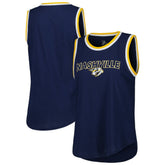 Nashville Predators G-III 4Her by Carl Banks Women's Strategy Tank Top - Navy - NHL