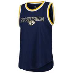 Nashville Predators G-III 4Her by Carl Banks Women's Strategy Tank Top - Navy - NHL