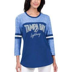 Tampa Bay Lightning G-III 4Her by Carl Banks Women's Play The Game 3/4-Sleeve T-Shirt - Blue - NHL
