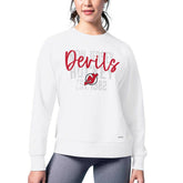 New Jersey Devils MSX by Michael Strahan Women's Millie Raglan Pullover Sweatshirt - White - NHL