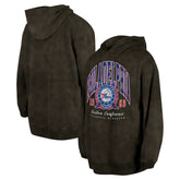 Philadelphia 76ers Unisex Oversized Essentials Pigment Wash Fleece Pullover Hoodie Charcoal - NBA