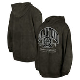 San Antonio Spurs Unisex Oversized Essentials Pigment Wash Fleece Pullover Hoodie Charcoal - NBA