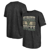 Milwaukee Bucks Enzyme Washed Oversized T-Shirt Black - NBA