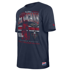 New Orleans Pelicans Enzyme Wash Oversized T-Shirt Navy - NBA