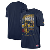 Denver Nuggets Enzyme Wash Oversized T-Shirt Navy - NBA